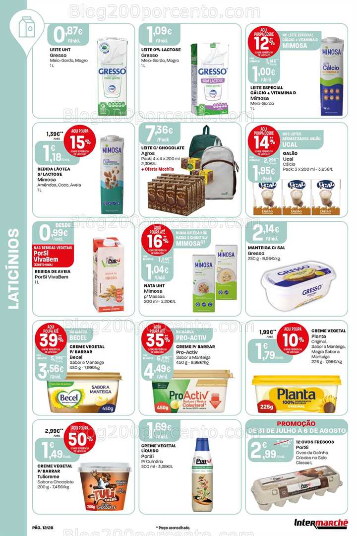 Antevisão Folheto INTERMARCHÉ Super Promoções de 31 julho a 6 agosto - Edição Digital all