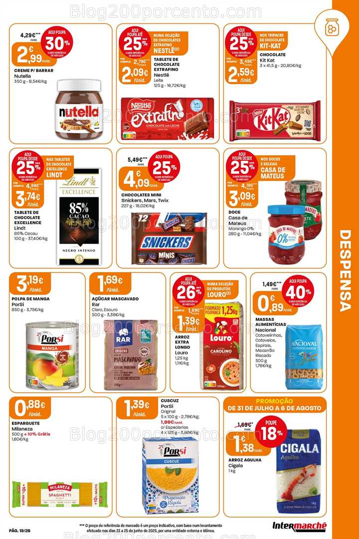 Antevisão Folheto INTERMARCHÉ Super Promoções de 31 julho a 6 agosto - Edição Digital all