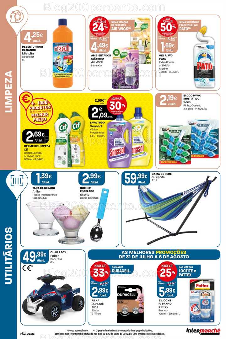 Antevisão Folheto INTERMARCHÉ Super Promoções de 31 julho a 6 agosto - Edição Digital all