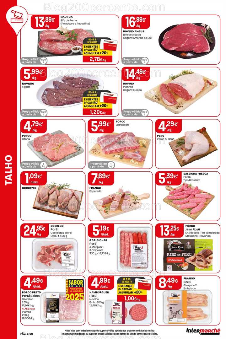 Antevisão Folheto INTERMARCHÉ Super Promoções de 31 julho a 6 agosto - Edição Digital all