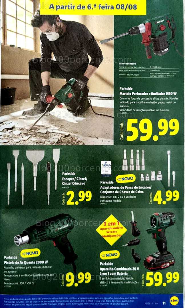 Antevisão Folheto LIDL Bazar Promoções de 4 a 14 agosto all