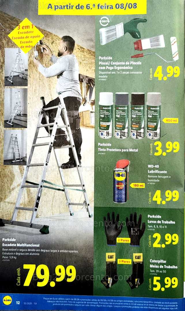 Antevisão Folheto LIDL Bazar Promoções de 4 a 14 agosto all