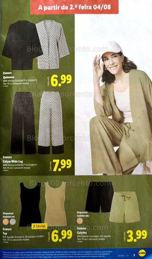 Antevisão Folheto LIDL Bazar Promoções de 4 a 14 agosto all