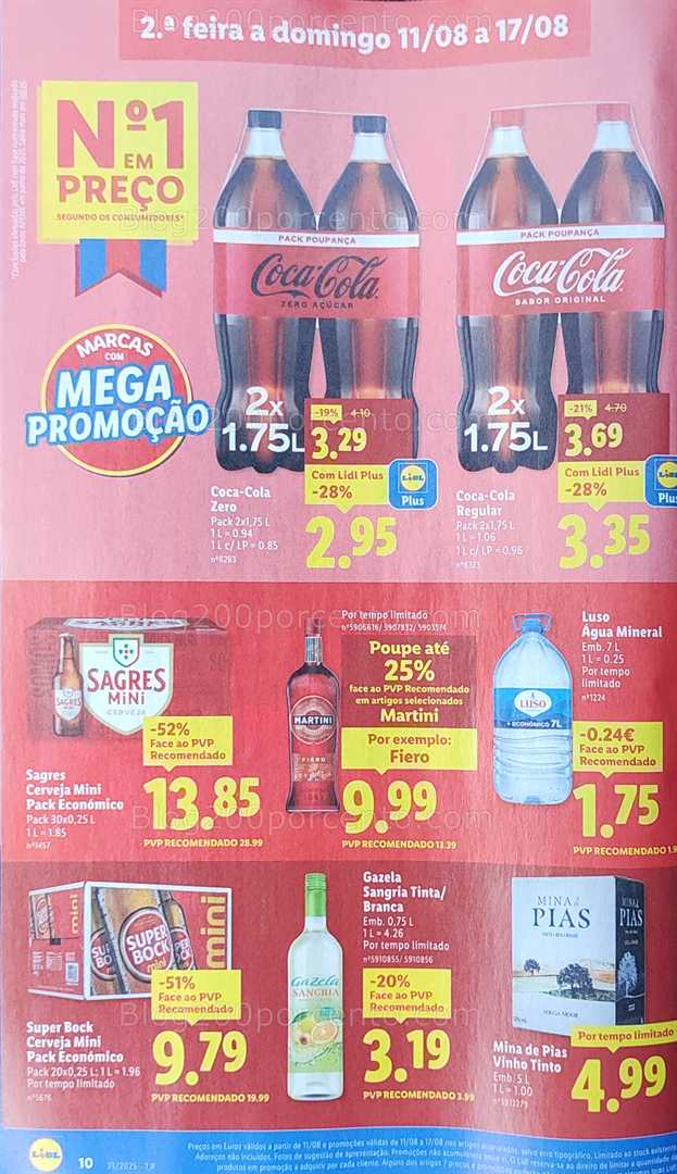 Antevisão Folheto LIDL Promoções de 11 a 17 agosto all