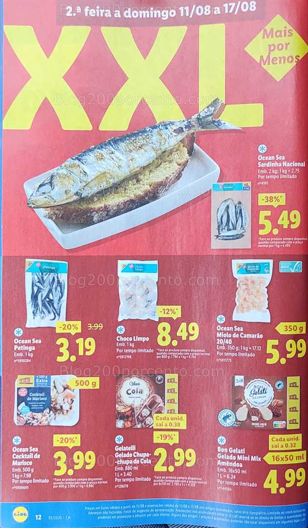 Antevisão Folheto LIDL Promoções de 11 a 17 agosto all