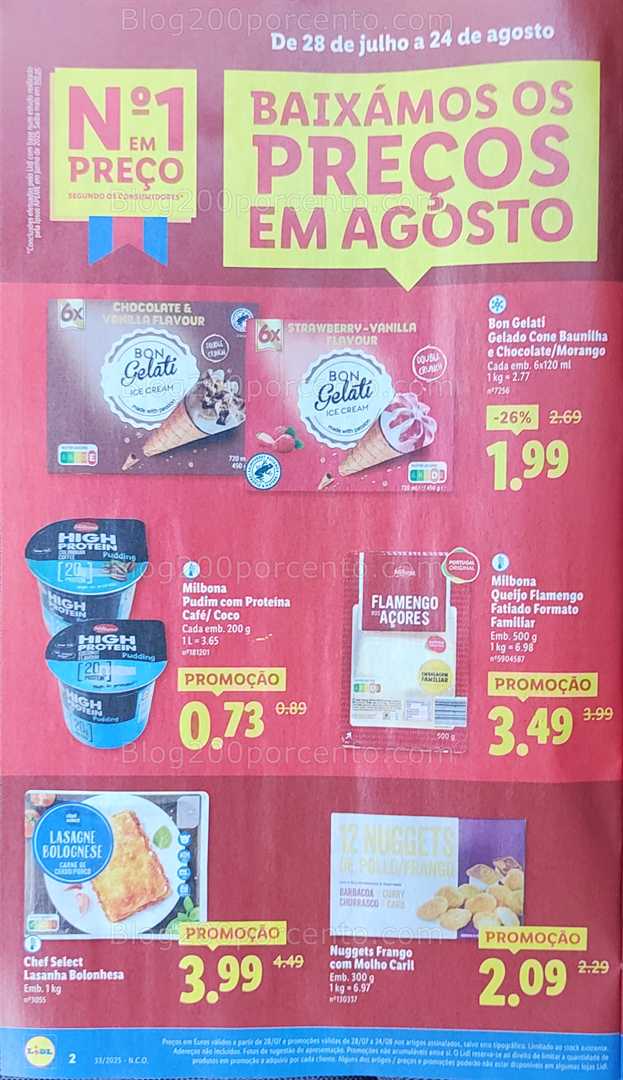 Antevisão Folheto LIDL Baixa de Preços Promoções até 24 agosto baixa