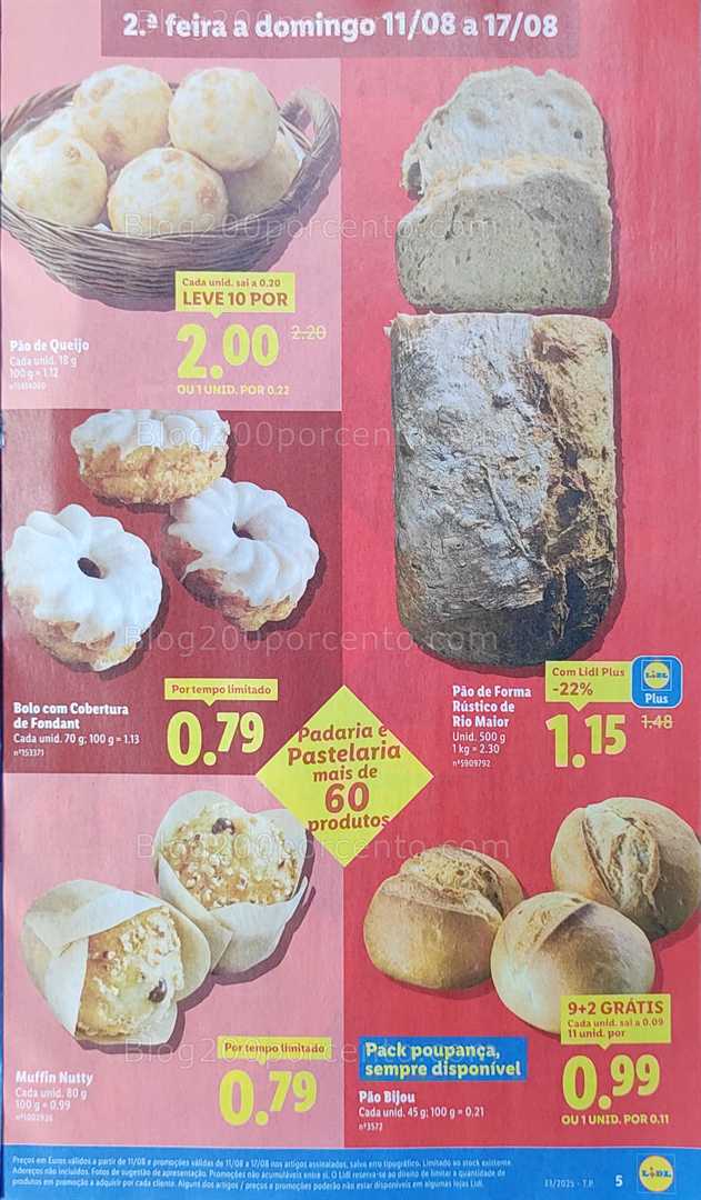 Antevisão Folheto LIDL Promoções de 11 a 17 agosto all