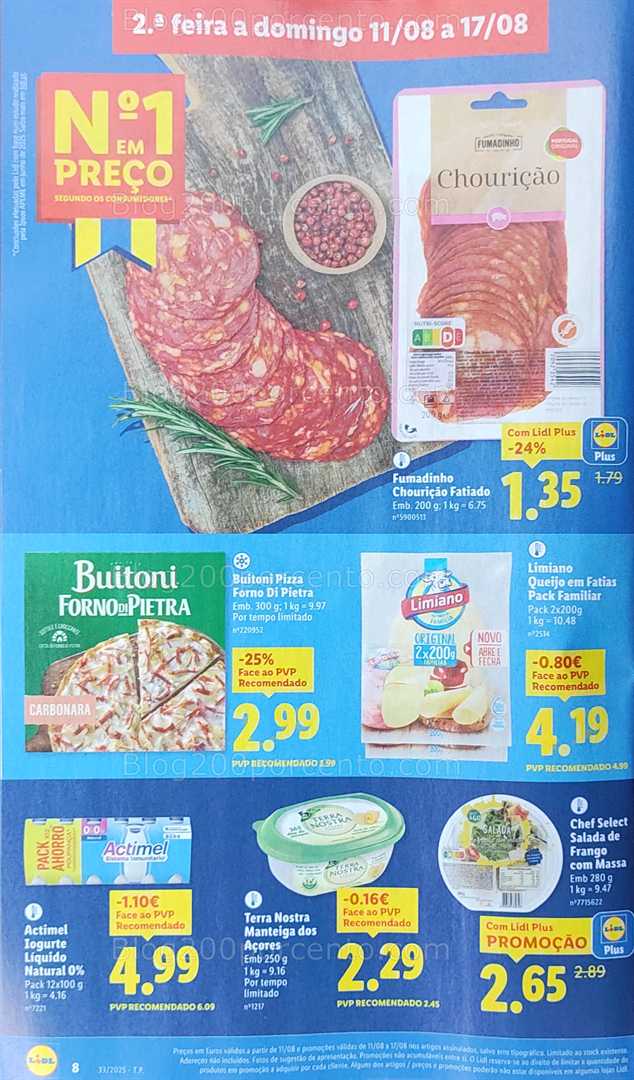 Antevisão Folheto LIDL Promoções de 11 a 17 agosto all