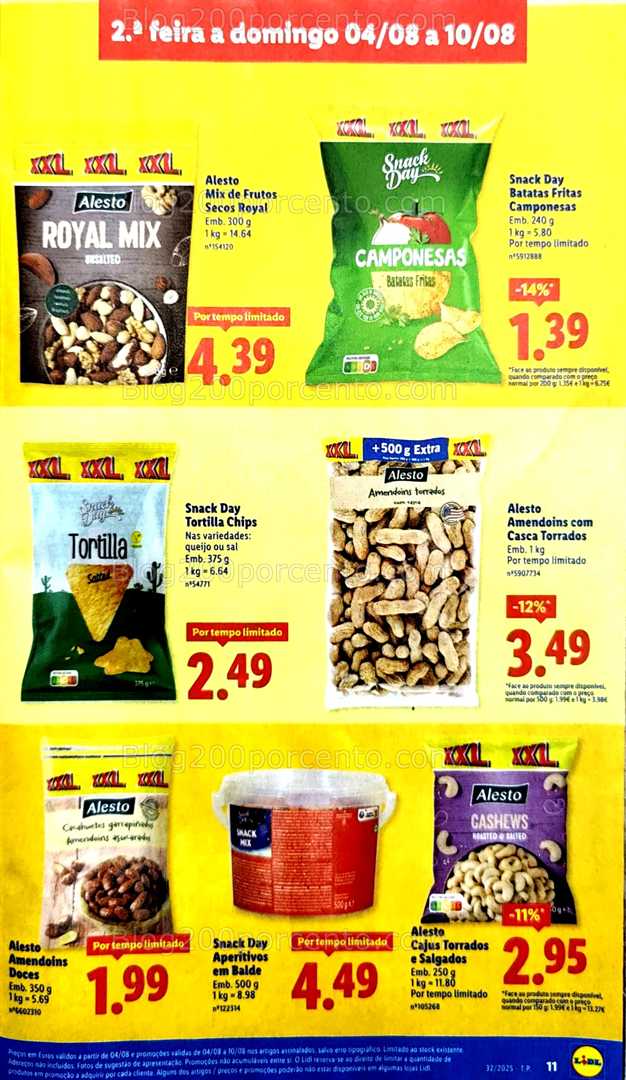 Antevisão Folheto LIDL Promoções de 4 a 10 agosto all