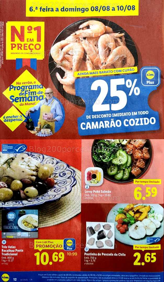 Antevisão Folheto LIDL Promoções de 4 a 10 agosto all