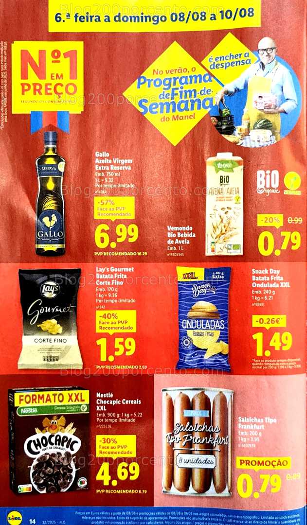 Antevisão Folheto LIDL Promoções de 4 a 10 agosto all