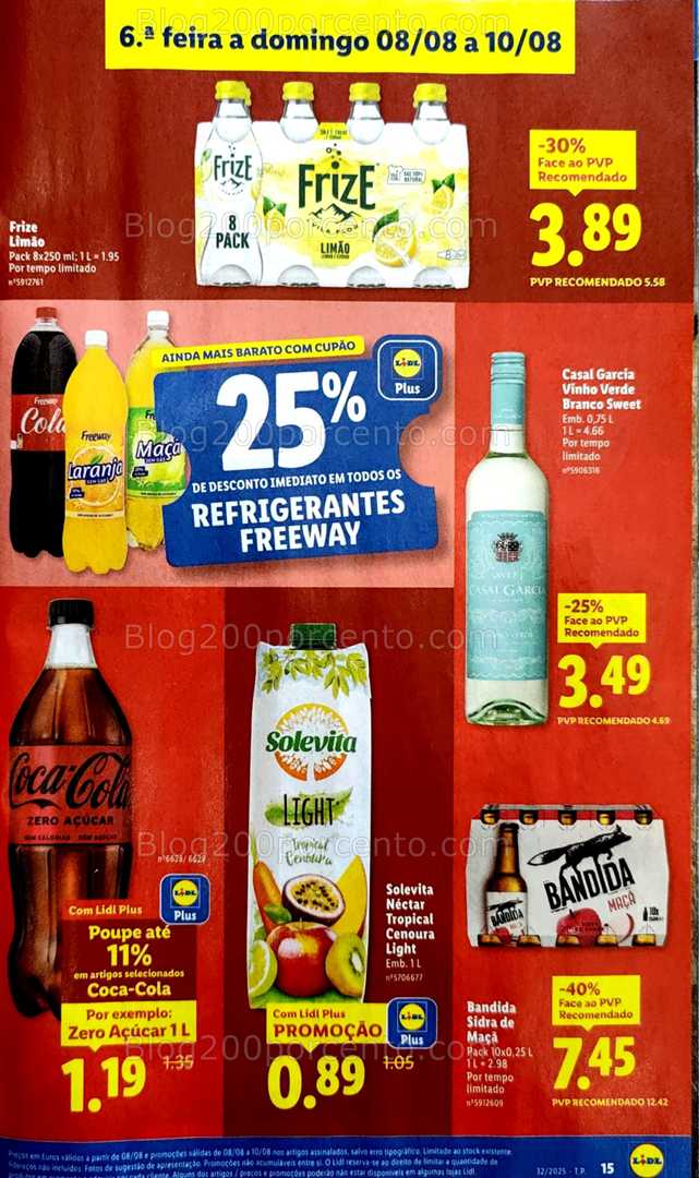 Antevisão Folheto LIDL Promoções de 4 a 10 agosto all