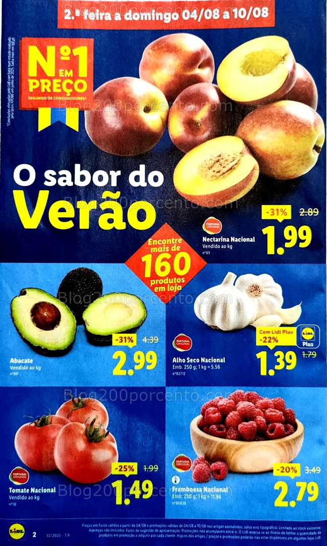 Antevisão Folheto LIDL Promoções de 4 a 10 agosto all