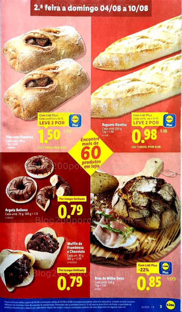 Antevisão Folheto LIDL Promoções de 4 a 10 agosto all