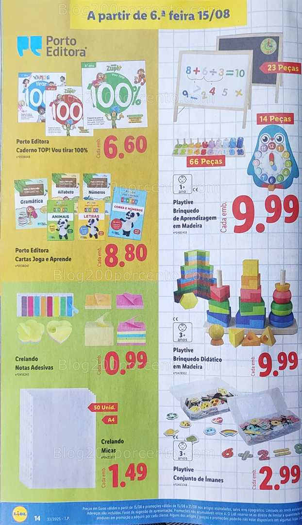 Antevisão Folheto LIDL Bazar Promoções de 11 a 21 agosto all