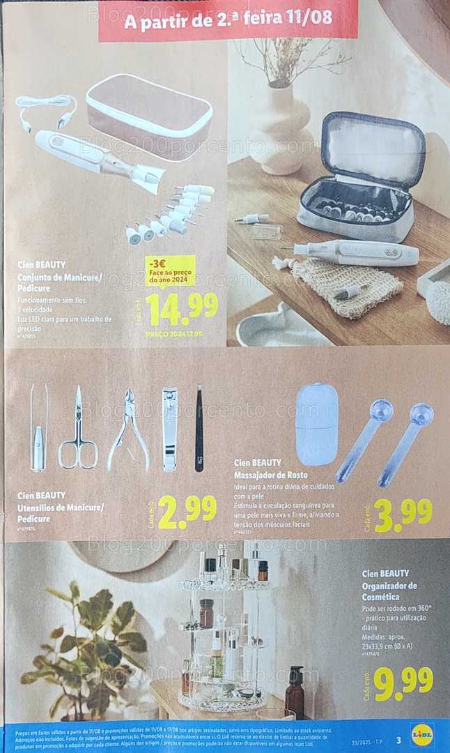 Antevisão Folheto LIDL Bazar Promoções de 11 a 21 agosto all
