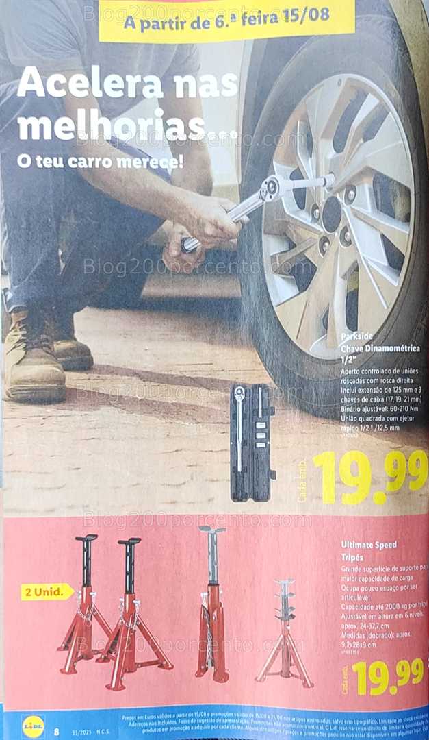 Antevisão Folheto LIDL Bazar Promoções de 11 a 21 agosto all