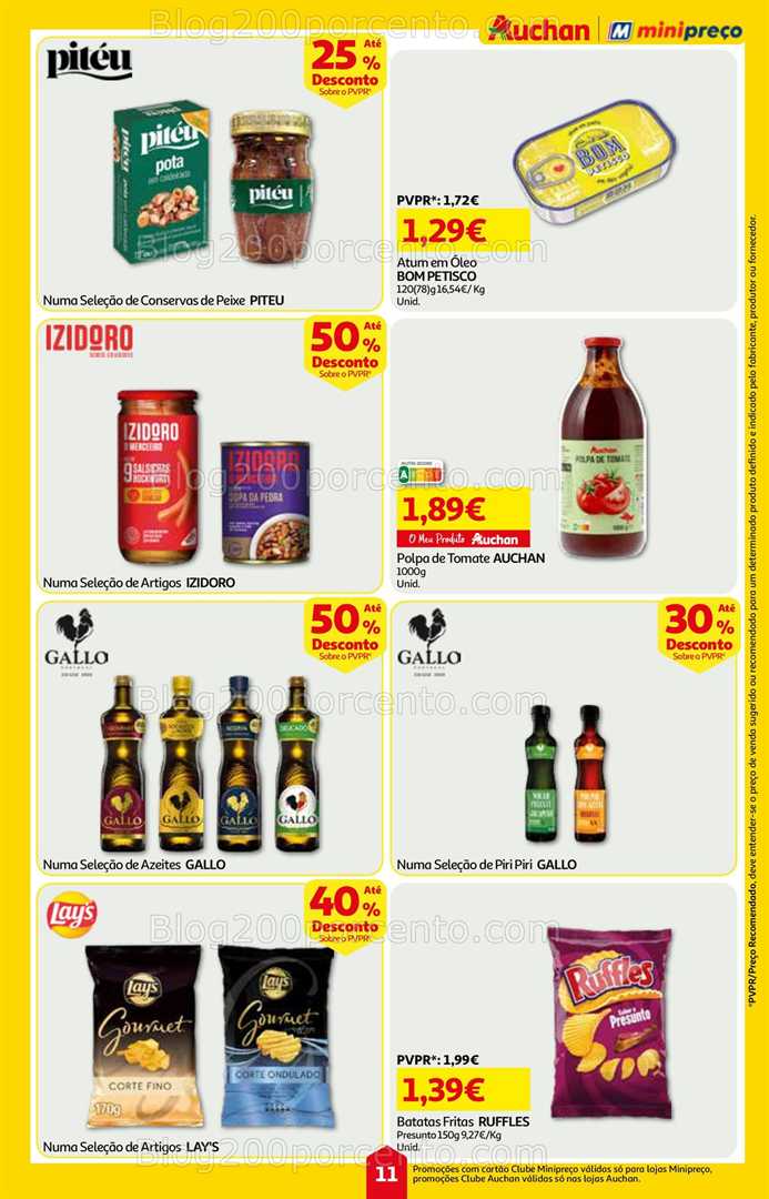 Antevisão Folheto MINIPREÇO - AUCHAN Promoções de 7 a 13 agosto all