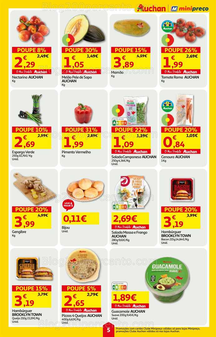 Antevisão Folheto MINIPREÇO - AUCHAN Promoções de 7 a 13 agosto all