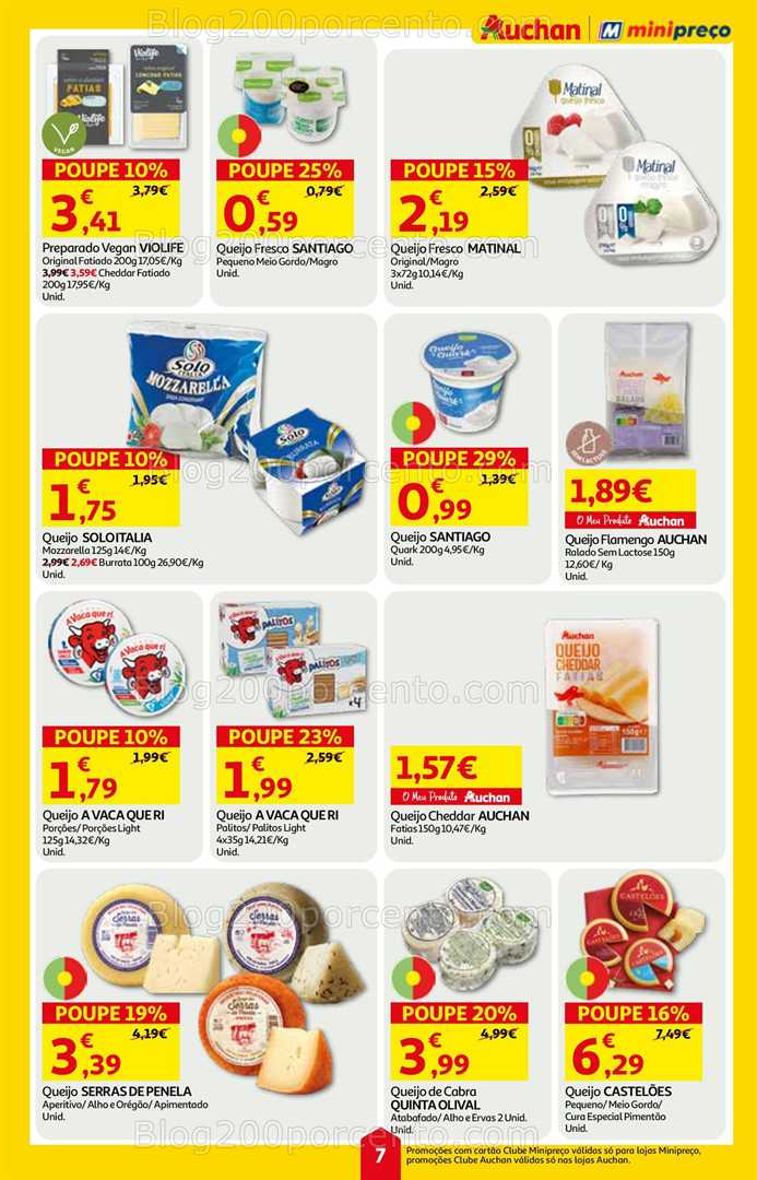 Antevisão Folheto MINIPREÇO - AUCHAN Promoções de 7 a 13 agosto all
