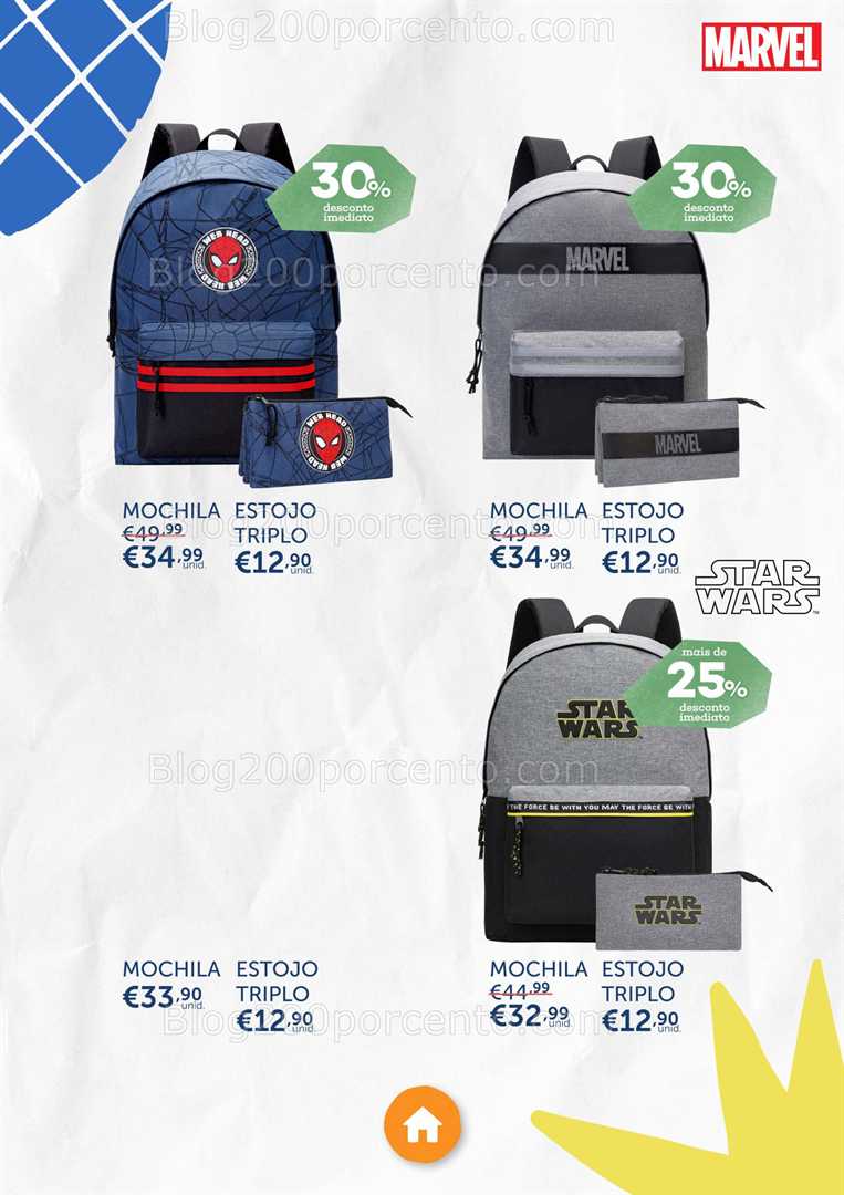 Antevisão Folheto NOTE Regresso às Aulas Promoções de 7 agosto a 22 setembro, na página 25, encontra: