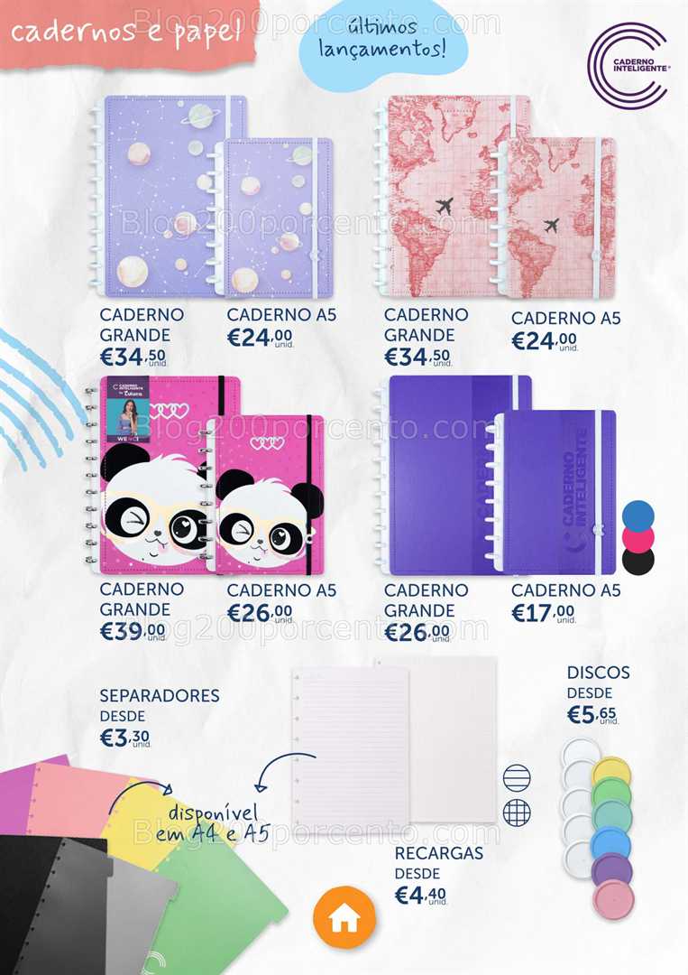 Antevisão Folheto NOTE Regresso às Aulas Promoções de 7 agosto a 22 setembro, na página 37, encontra: