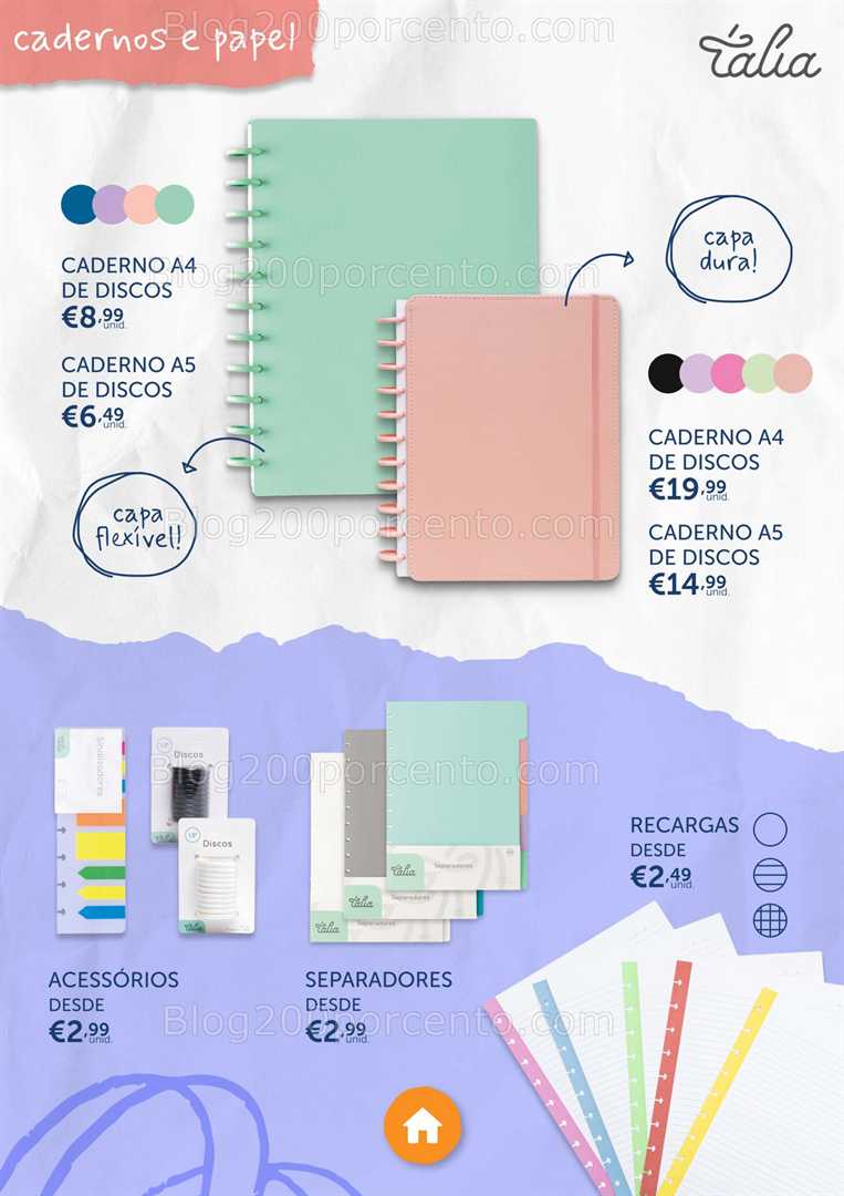 Antevisão Folheto NOTE Regresso às Aulas Promoções de 7 agosto a 22 setembro, na página 38, encontra: