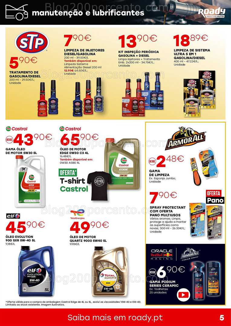 Antevisão Folheto ROADY Promoções de 7 a 31 agosto all
