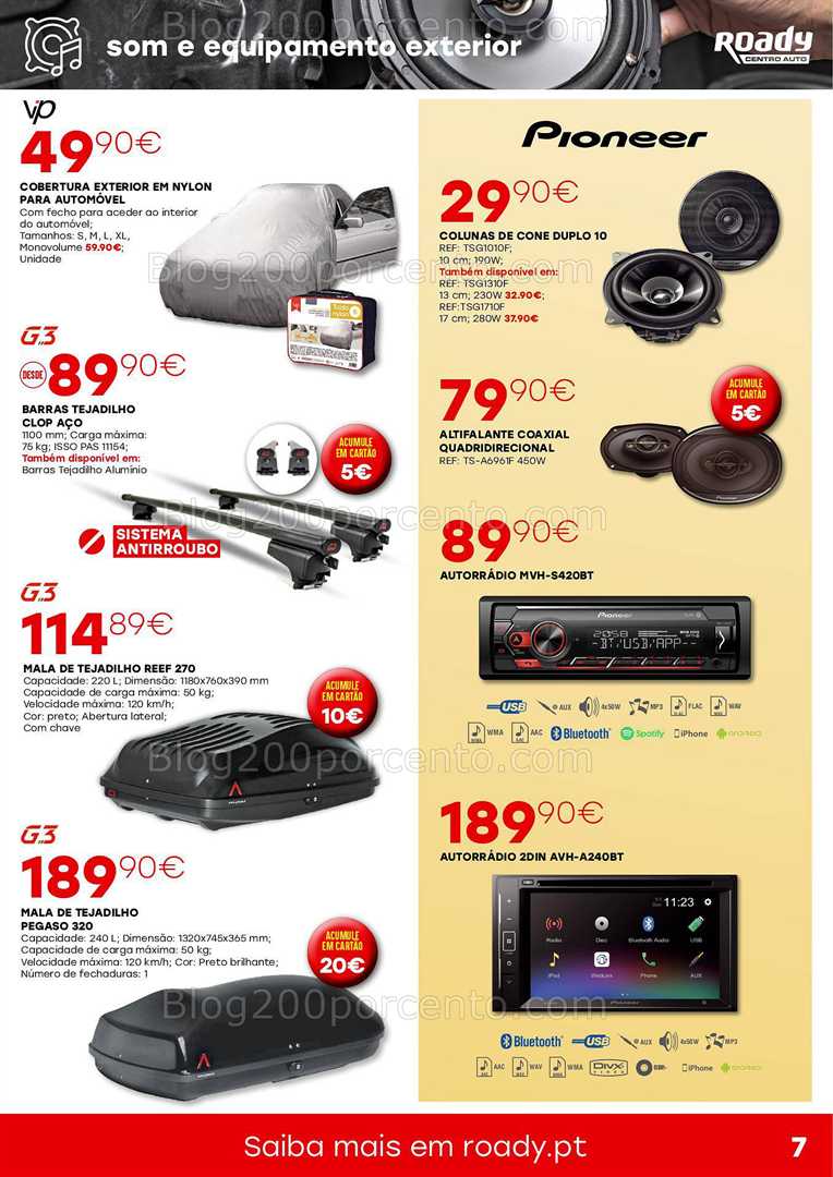 Antevisão Folheto ROADY Promoções de 7 a 31 agosto all