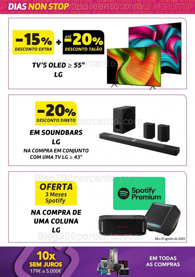 Antevisão Folheto RADIO POPULAR Fim de Semana Promoções de 8 a 11 agosto all