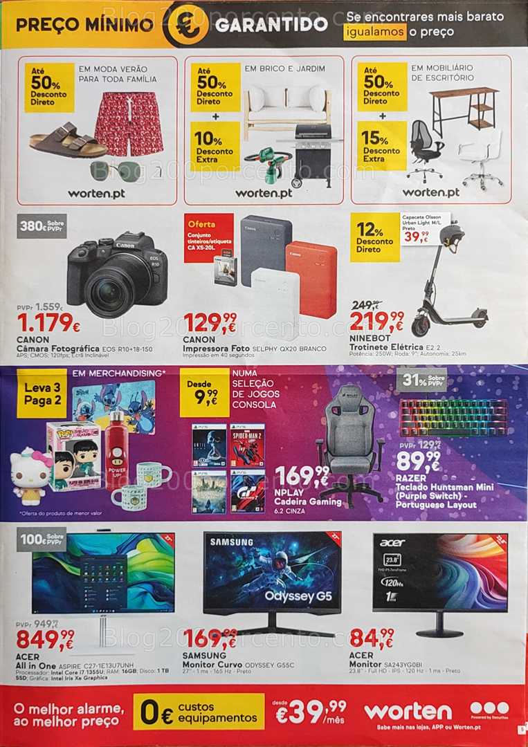 Antevisão Folheto WORTEN Promoções de 29 julho a 4 agosto all