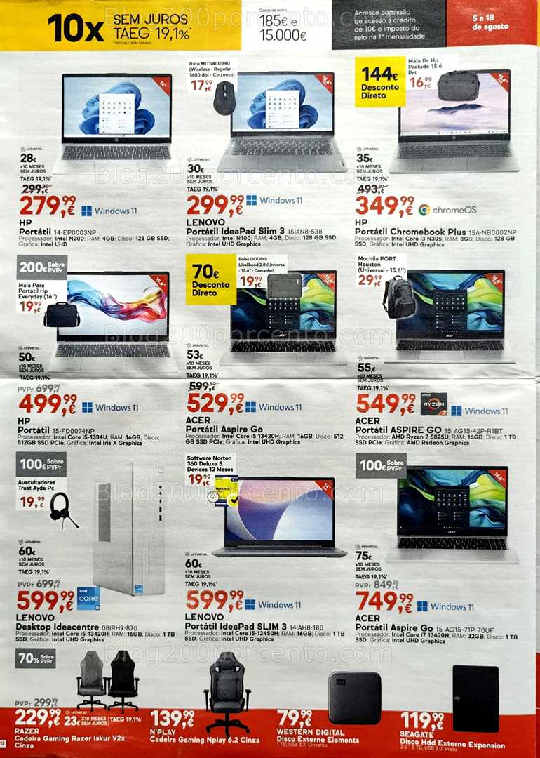 Antevisão Folheto WORTEN Promoções até 18 agosto all